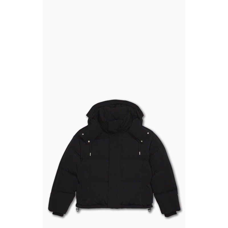 AMI Paris Ami De Coeur Patch Down Jacket Black S
