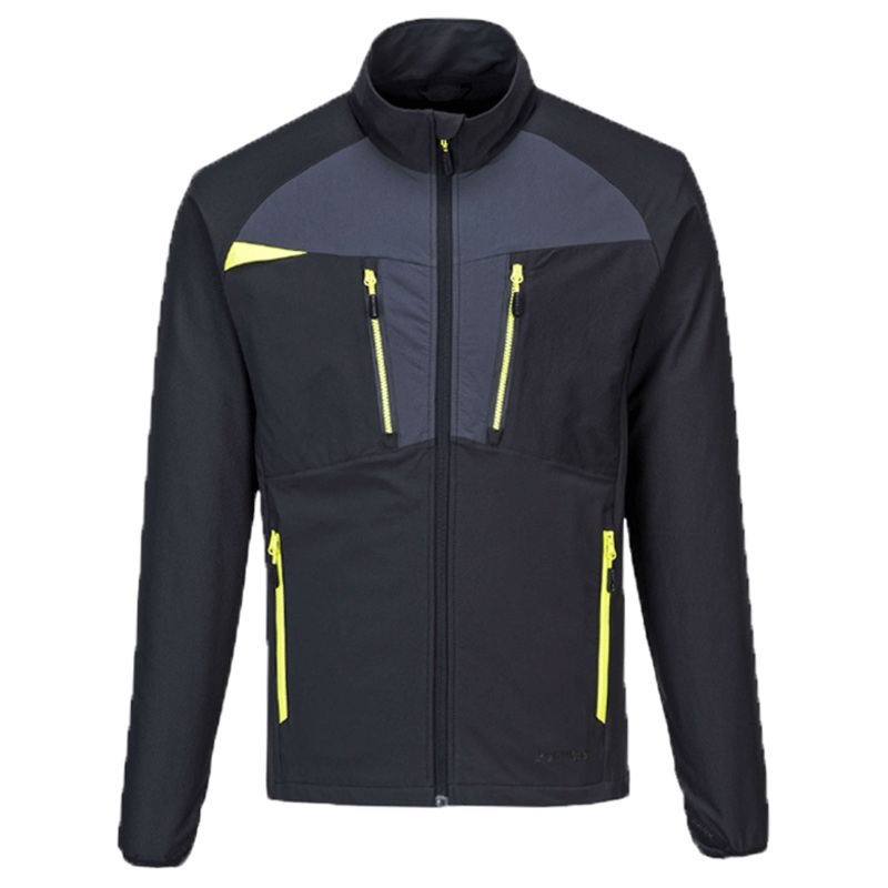 Portwest DX480 DX4 Zip Base Layer Top Various Colours Black 2XL