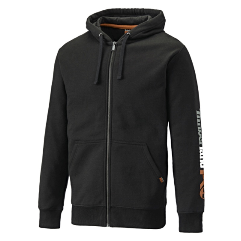 Timberland PRO Honcho Zip Sweatshirt Hoodie Various Colours Black 2XL