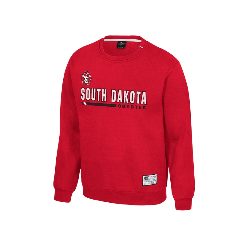 2025 Unisex Charlie Team Cotton/Poly Crew with Tackle Twill Design Red SM