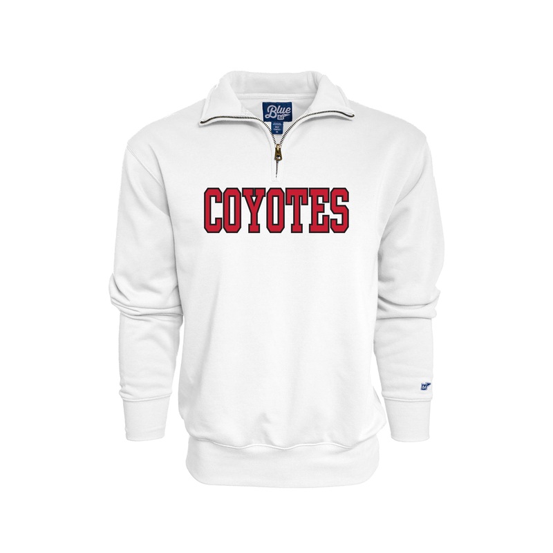 Blue 84 Fleece Big Detroit Quarter Zip Red SM