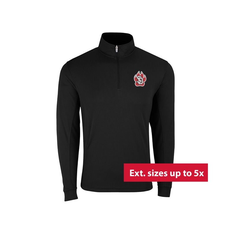 Vantage Men’s Grid Quarter Zip Pullover MD