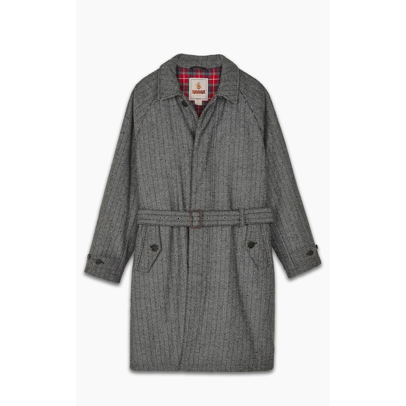 Baracuta Bal Coat Herringbone Grey 38/S