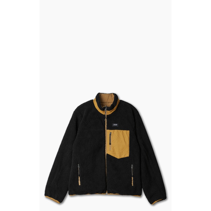 Taion Mountain Reversible Down x Boa Jacket Beige/Black S