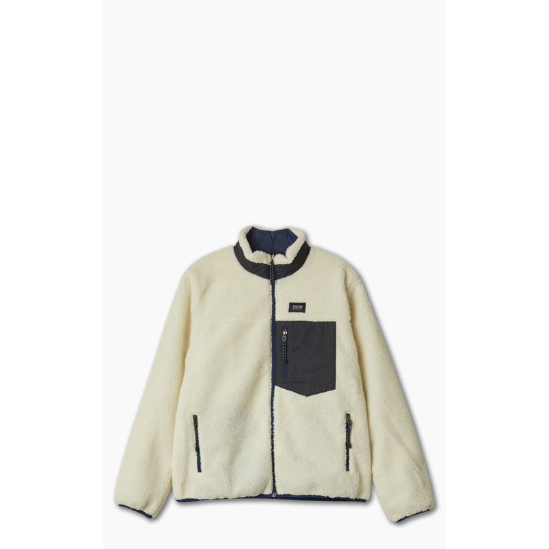 Taion Mountain Reversible Down x Boa Jacket Navy/Ivory S