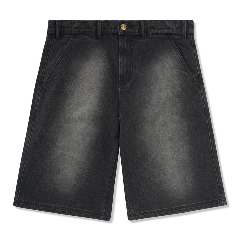 Work Shorts, Distressed Black 28″