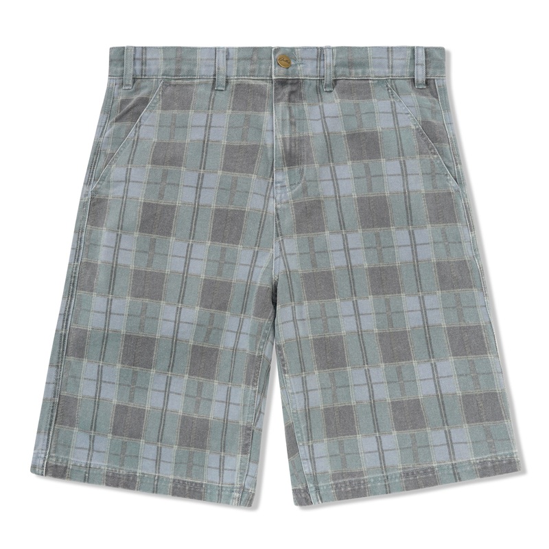 Work Shorts, Plaid 28″