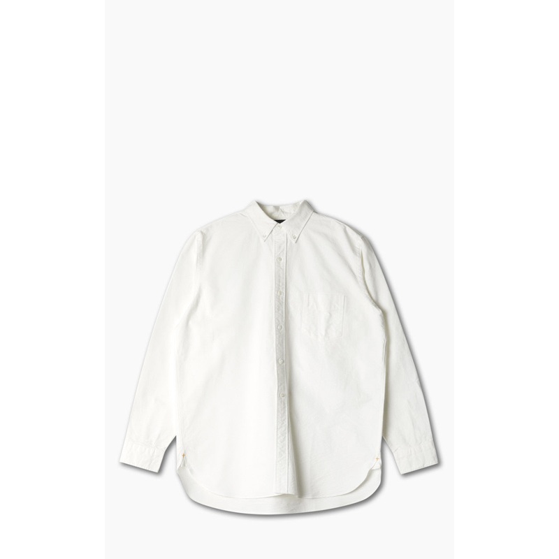 Beams Plus B.D. Classic Fit American Oxford Shirt White M