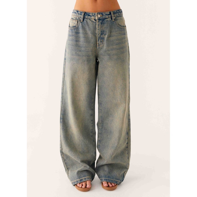 Keanna Low Rise Denim Jeans – Dirty Wash Dirty Wash US 0