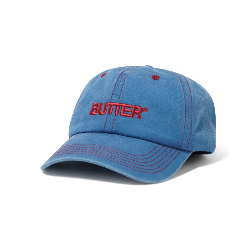 Rounded Logo 6 Panel Cap, Sky Blue OSFA