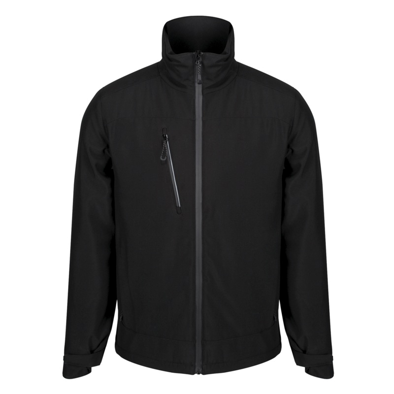 Regatta TRA634 Lightweight Water-Repellent Softshell Jacket Various Colours Black 2XL