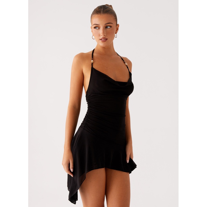 Spiced Sunset Mini Dress – Black Black US 0
