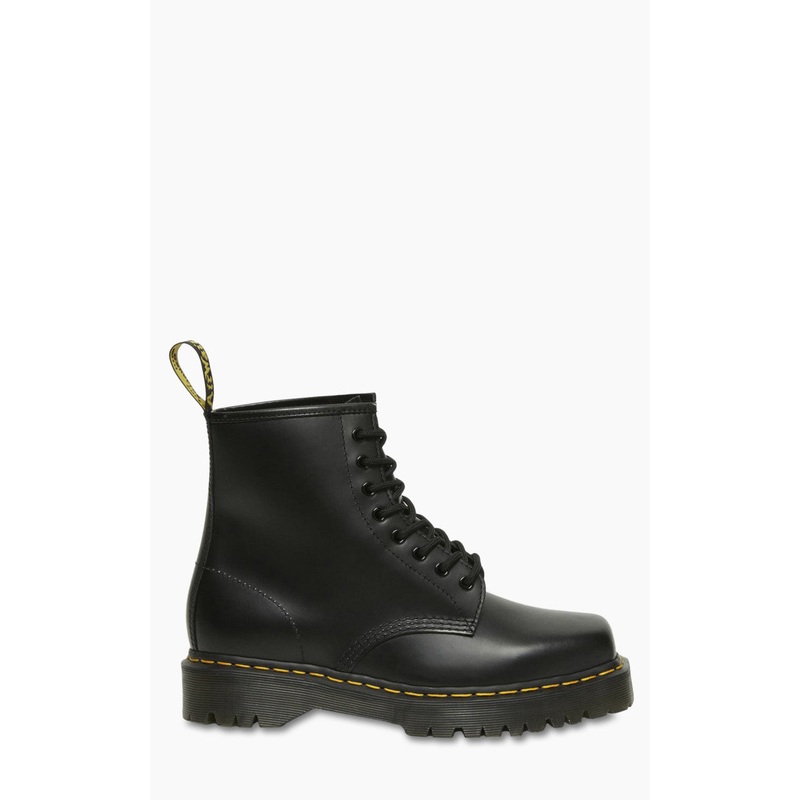 Dr. Martens 1460 Bex Squared Toe Leather Lace Up Boots Black US7.5-UK6.5-EU40-CM25