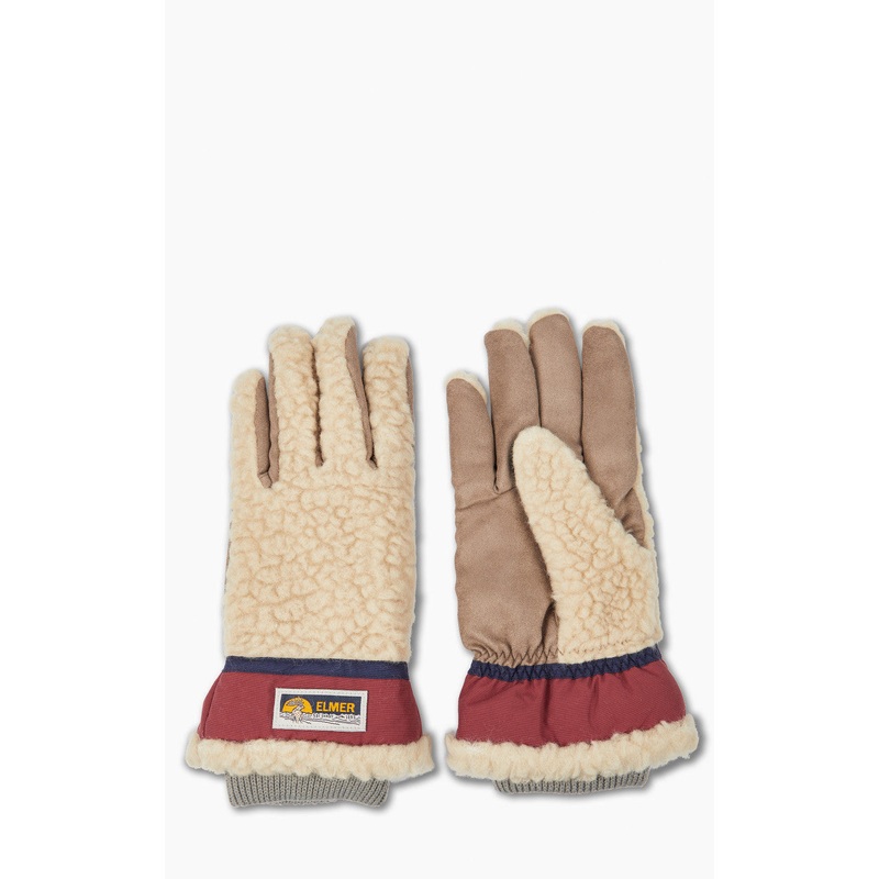 Elmer EM353 Teddy 5 Finger Beige/Wine S