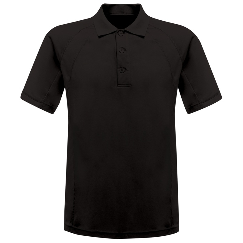 Regatta TRS147 Coolweave Quick Wicking Polo Shirt Various Colours Black 2XL