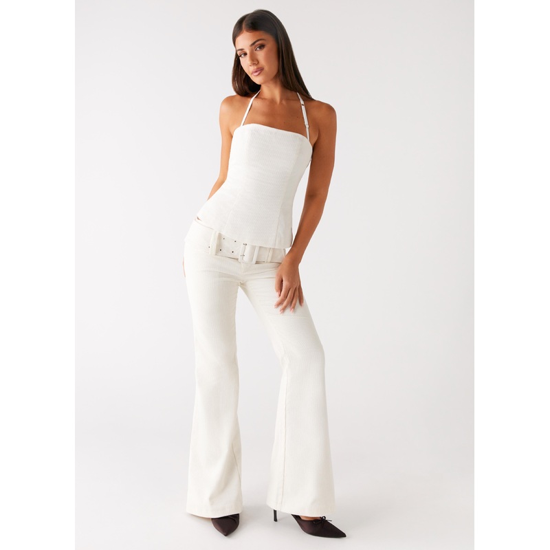 Zadie Low Rise Cord Jeans – Pearl Pearl US 0