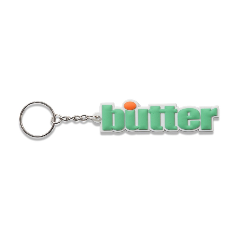 Ace Rubber Key Chain, Green O/S