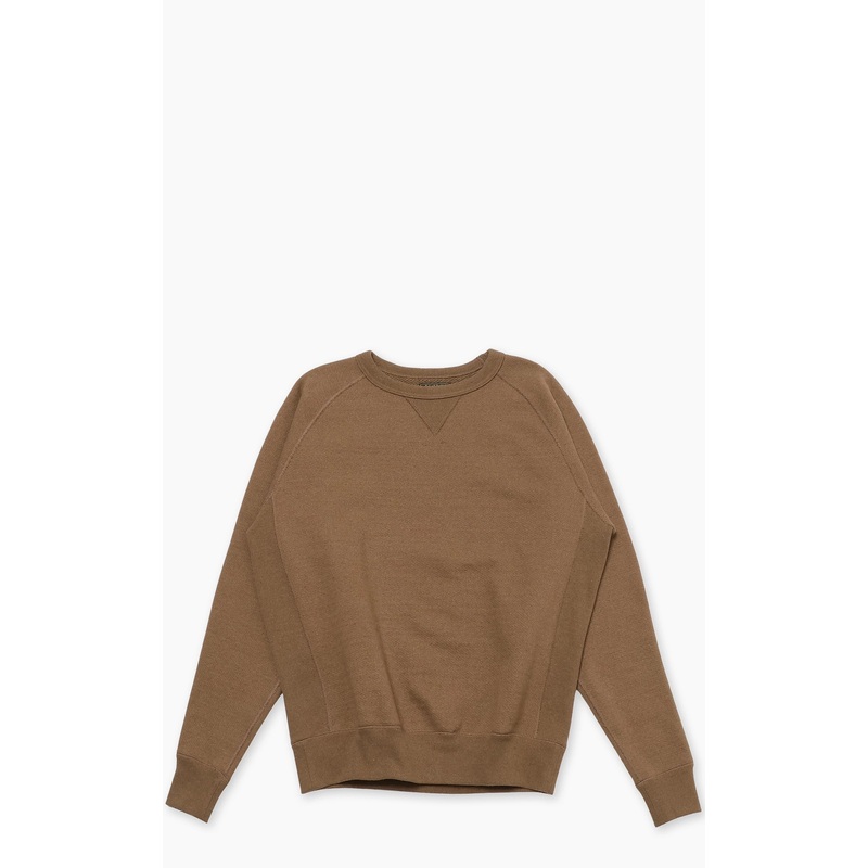 Wonder Looper Pullover Crewneck Double Heavyweight French Terry Iron Mordant Foxfibre Coyote 80 S