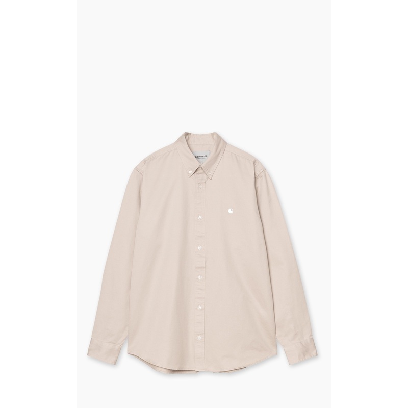 Carhartt WIP L/S Madison Shirt Fleur De Sel/Wax S