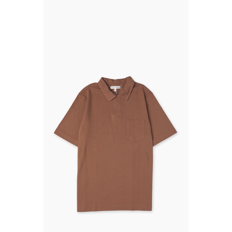 Merz b. Schwanen 2PKPL Pocket Polo Shirt Nut S