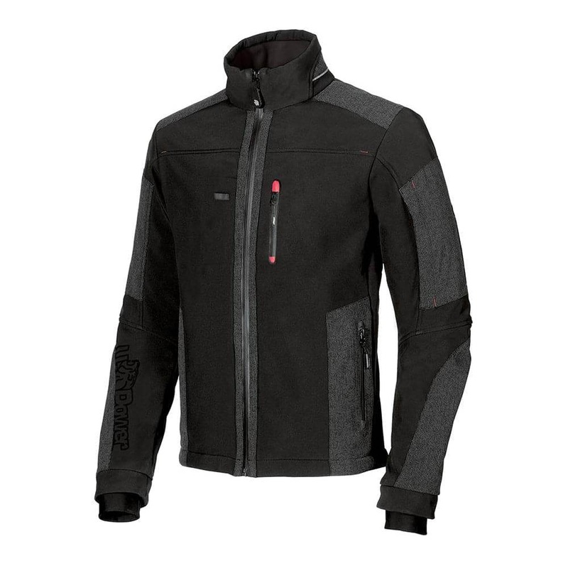 U-Power Rally Water Resistant Windproof Softshell Black Carbon 2XL
