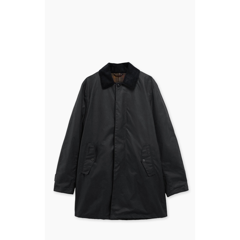 Barbour x Baracuta Car Coat Tyne Waxed Navy S