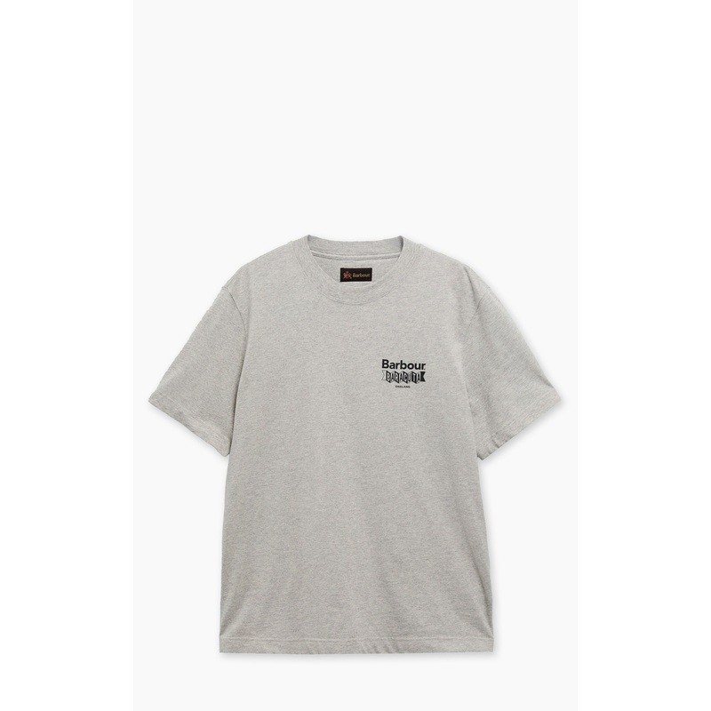 Barbour x Baracuta T-Shirt All Nighter Oversized Grey Marl S