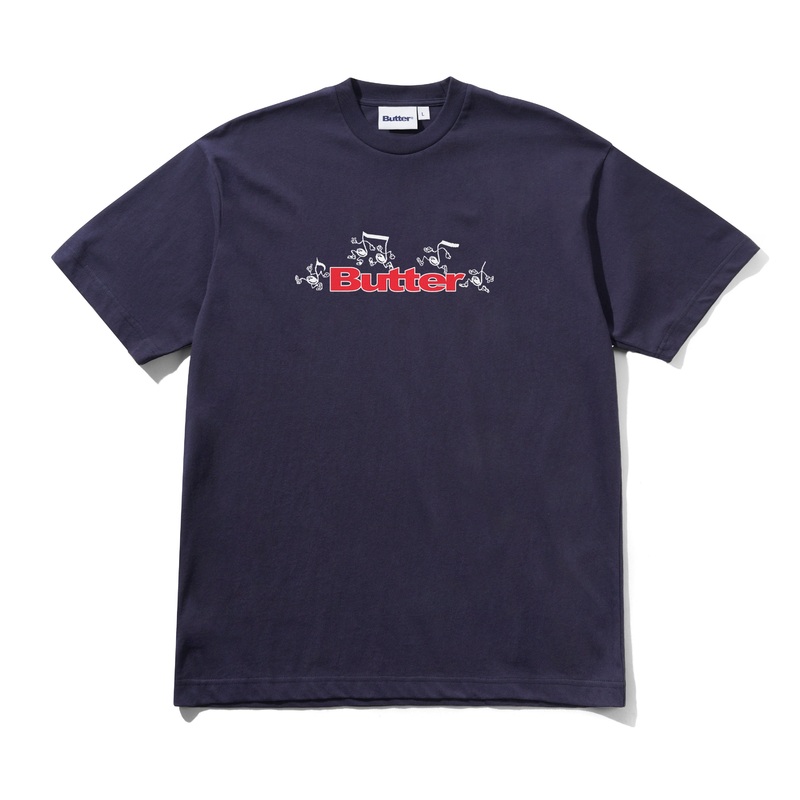 Tempo Logo Tee, Navy S