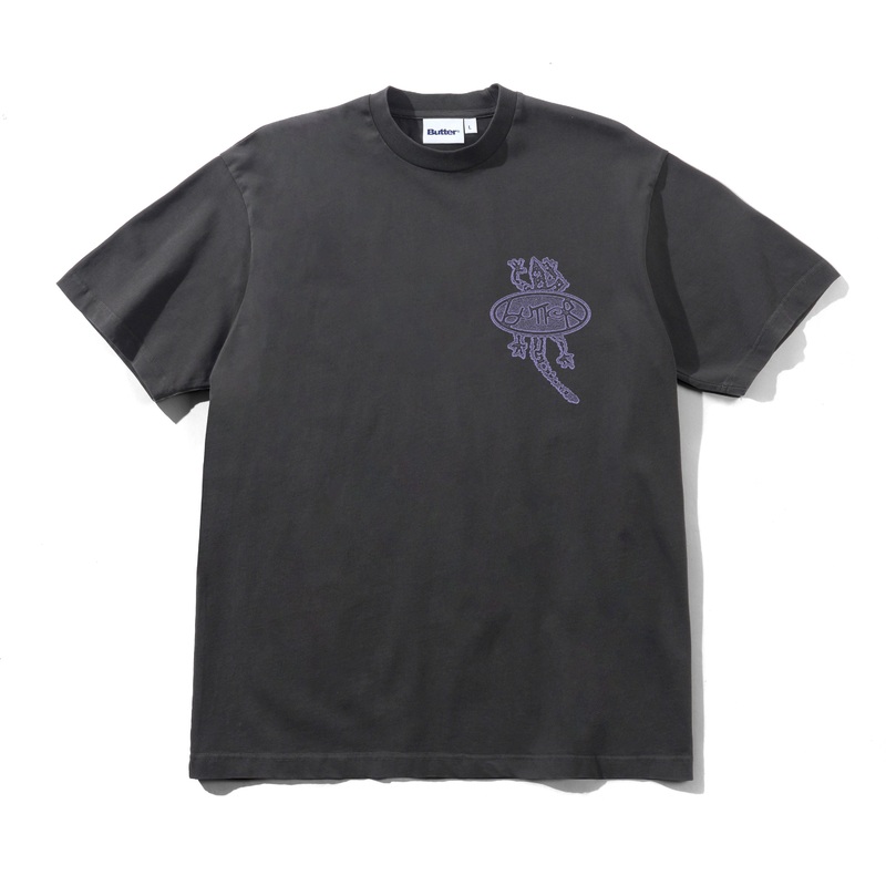 Wipeout Tee, Washed Black S
