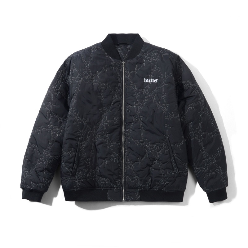 Wired Bomber Jacket, Black S