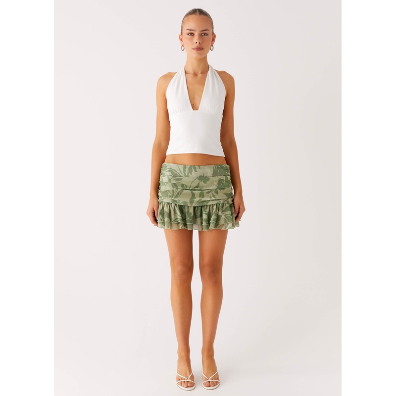 Elspeth Frill Mini Skirt – Jade Fern Jade Fern US 0
