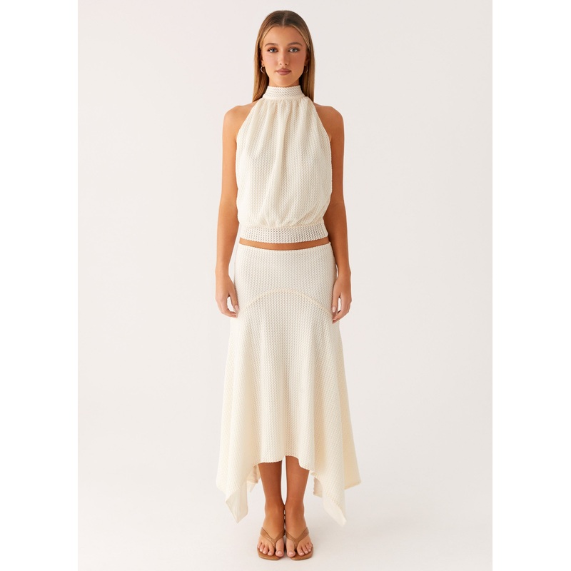 Evaden Backless Top – Ivory Ivory US 0