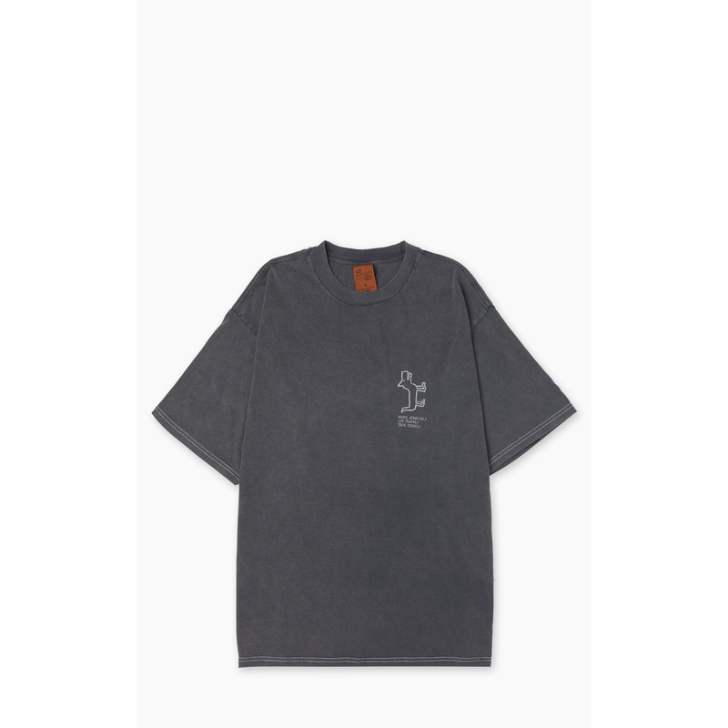 Nudie Jeans Koffe Scratched Tracks T-Shirt Antracite S