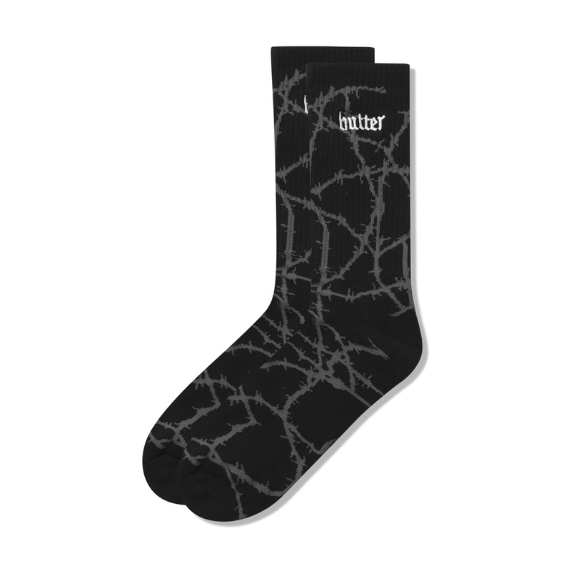 Wired Socks, Charcoal OSFA