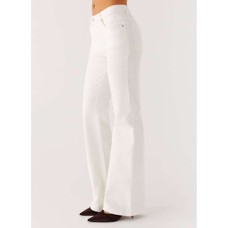 Aldo Bootleg Jeans – White White US 0