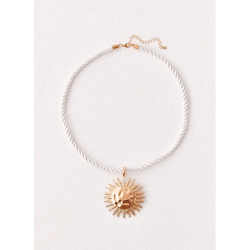 Amber Necklace – Gold Gold One Size