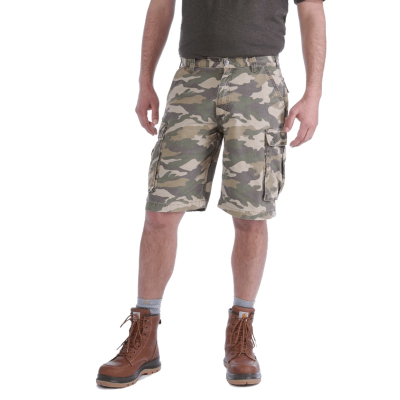 Carhartt 100279 Rugged Cargo Camo Short RUGGED GREY CAMO Waist 30″