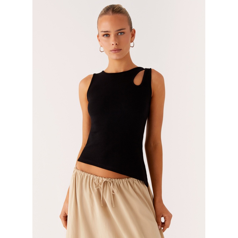 Zayne Tank Top – Black Black US 0