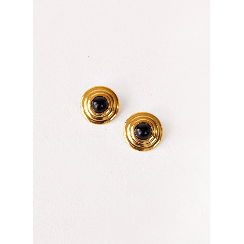 Kalia Earrings – Black Black One Size