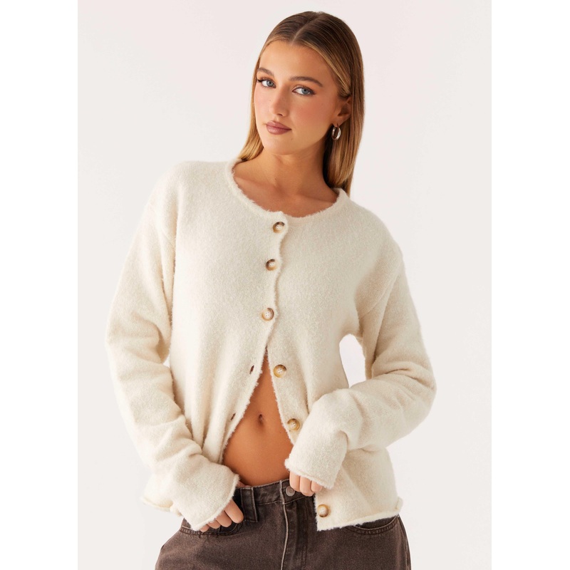 Vera Knit Cardigan – Ivory Ivory XXS-XS
