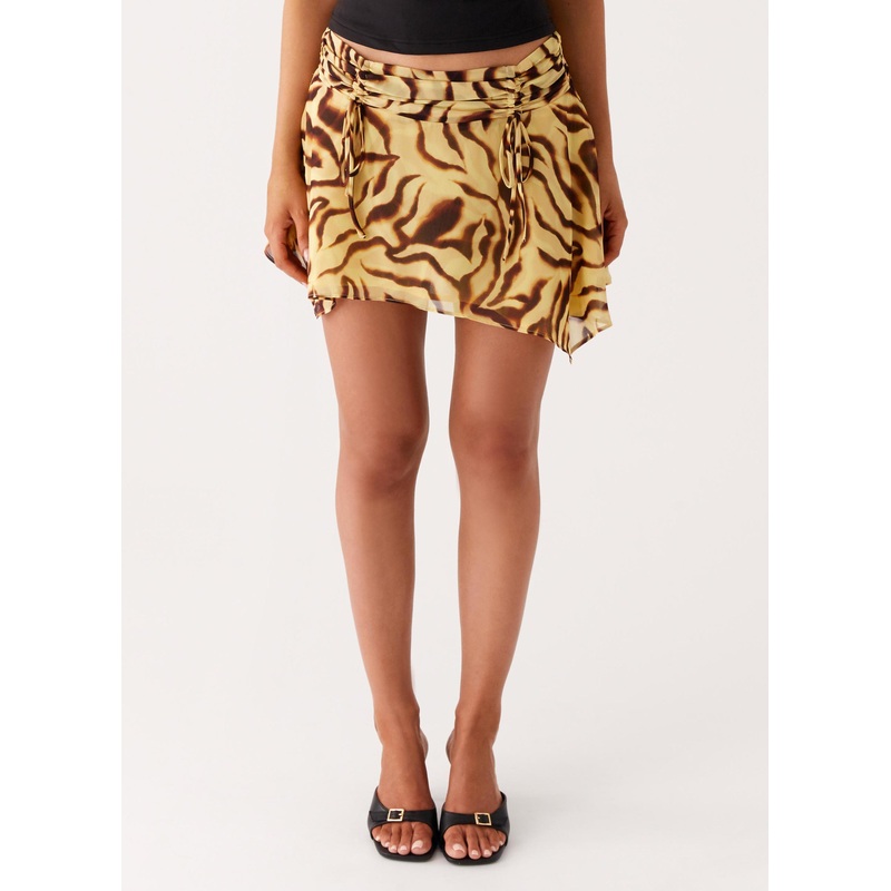 Tiassa Asymmetrical Mini Skirt – Laguna Print Laguna Print US 0