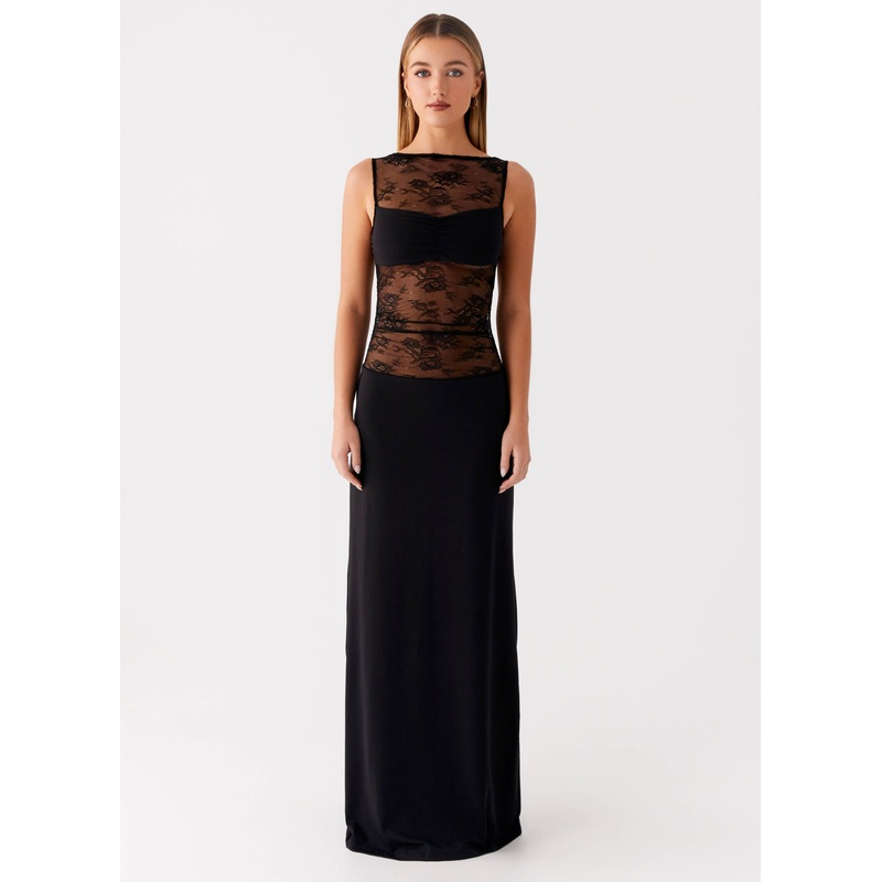 Wesley Maxi Dress – Black Black US 0