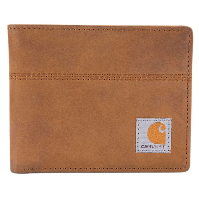 Carhartt B0000207 Saddle Leather BiFold Wallet Black One Size