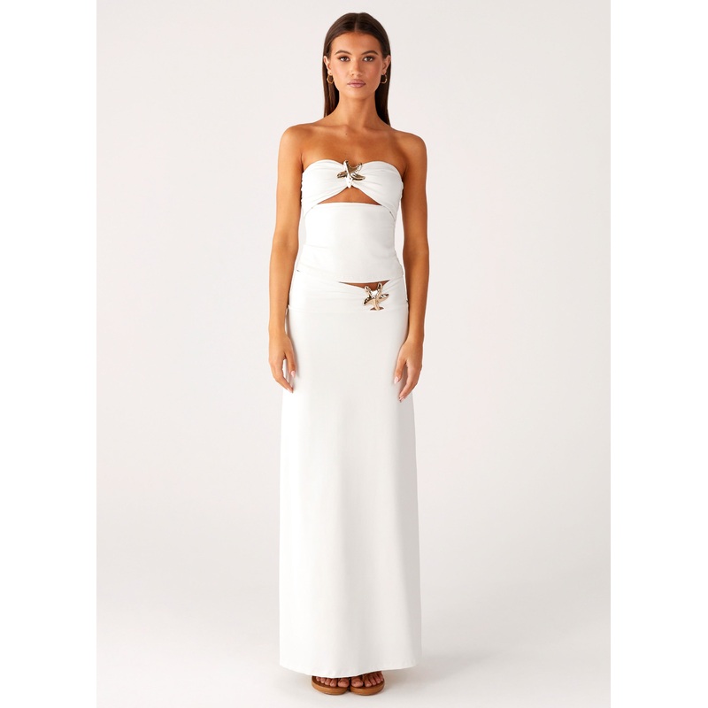 Shoreline Glow Maxi Skirt – Off White Off White US 0