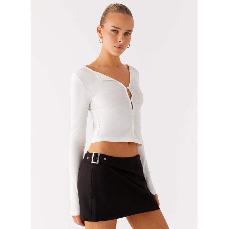 Aluna Mini Skirt – Black Black US 0