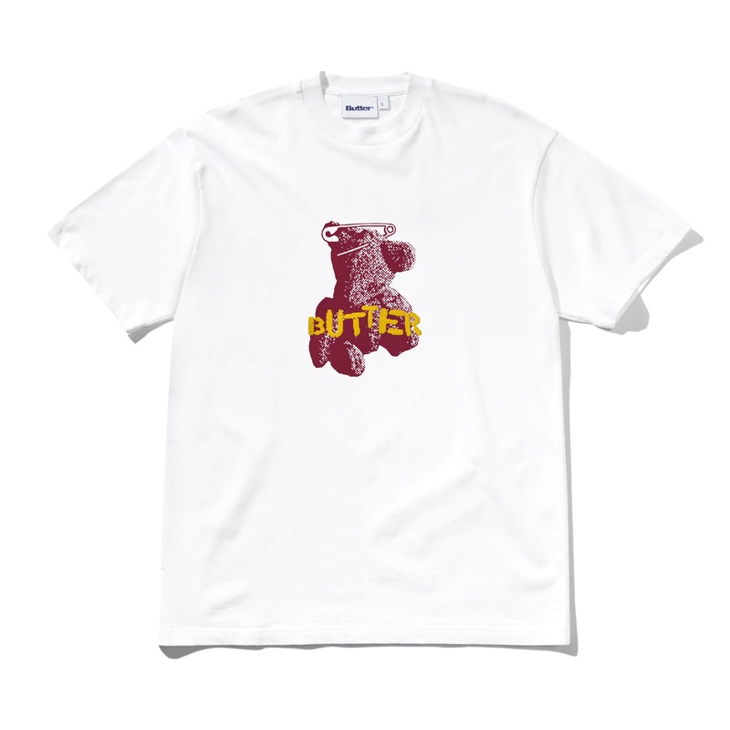 Teddy Bear Tee, White S