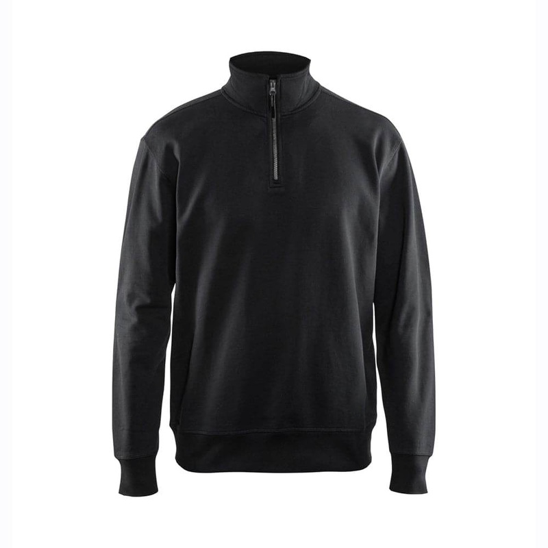 Blaklader 3369 1/4 Zip Sweatshirt Black 4XL