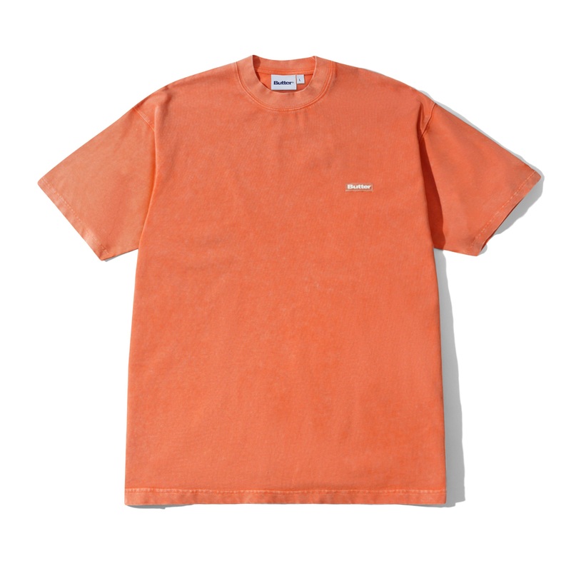 Basic Tee, Washed Blood Orange S