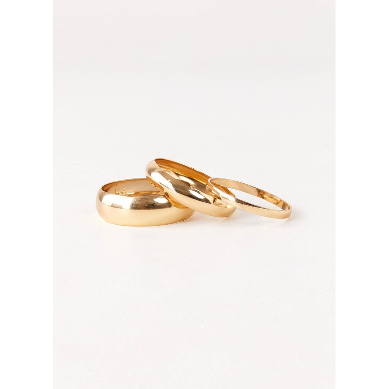 Audra Bangles – Gold Gold One Size