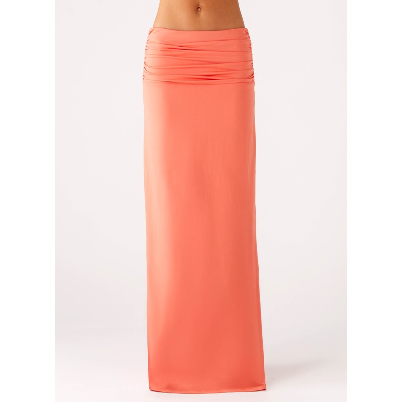 Elisabetta Maxi Skirt – Coral Coral US 0